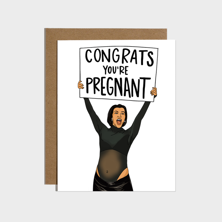 Congrats You're Pregnant Card