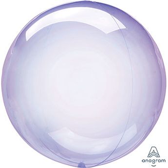 Crystal Purple Clear Bubble Balloon