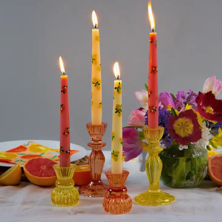 glass candlestick