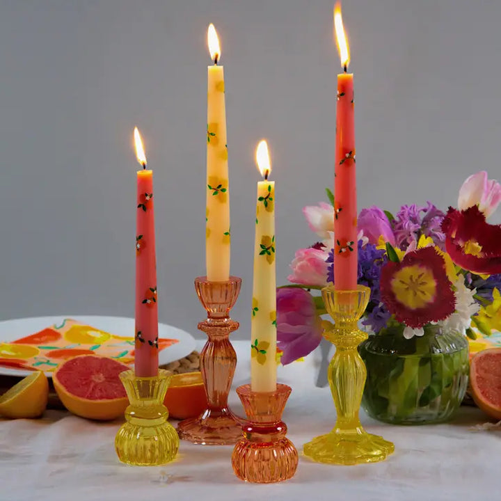 glass candlestick
