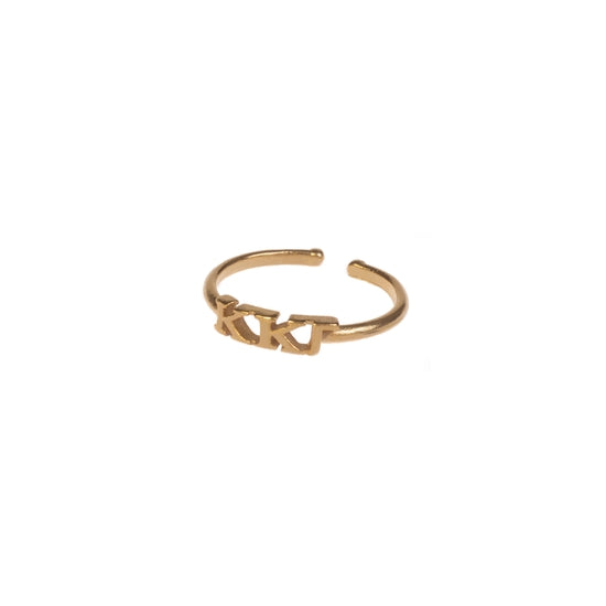 Good as Gold Greek Ring