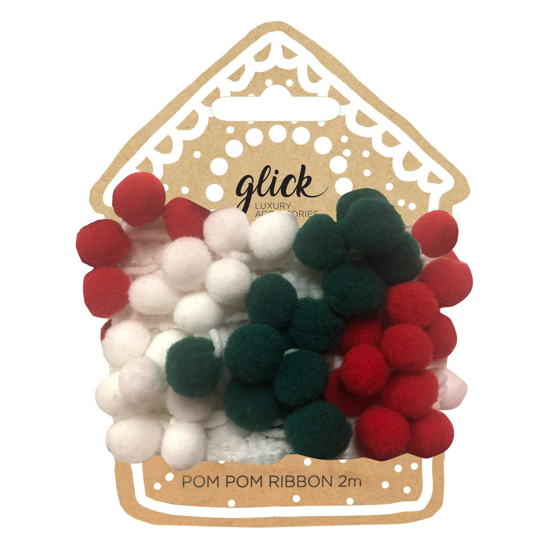 Festive Tradition Pom Pom Ribbon