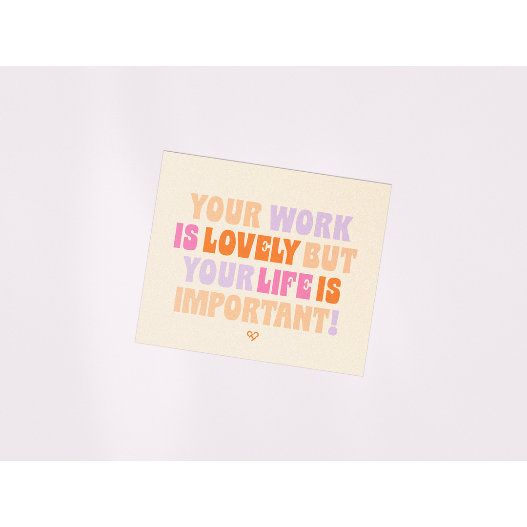 Your Life Is Important Sticker