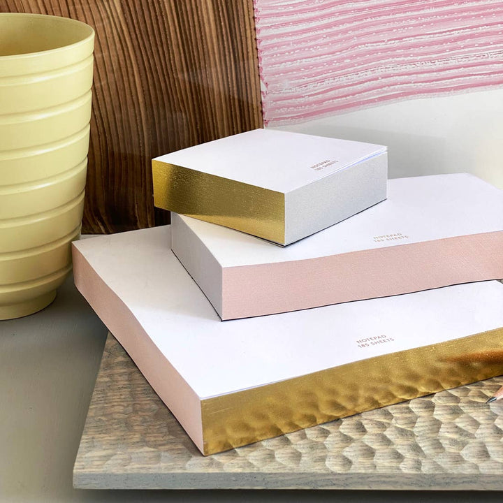 Gold Edge Large Notepad