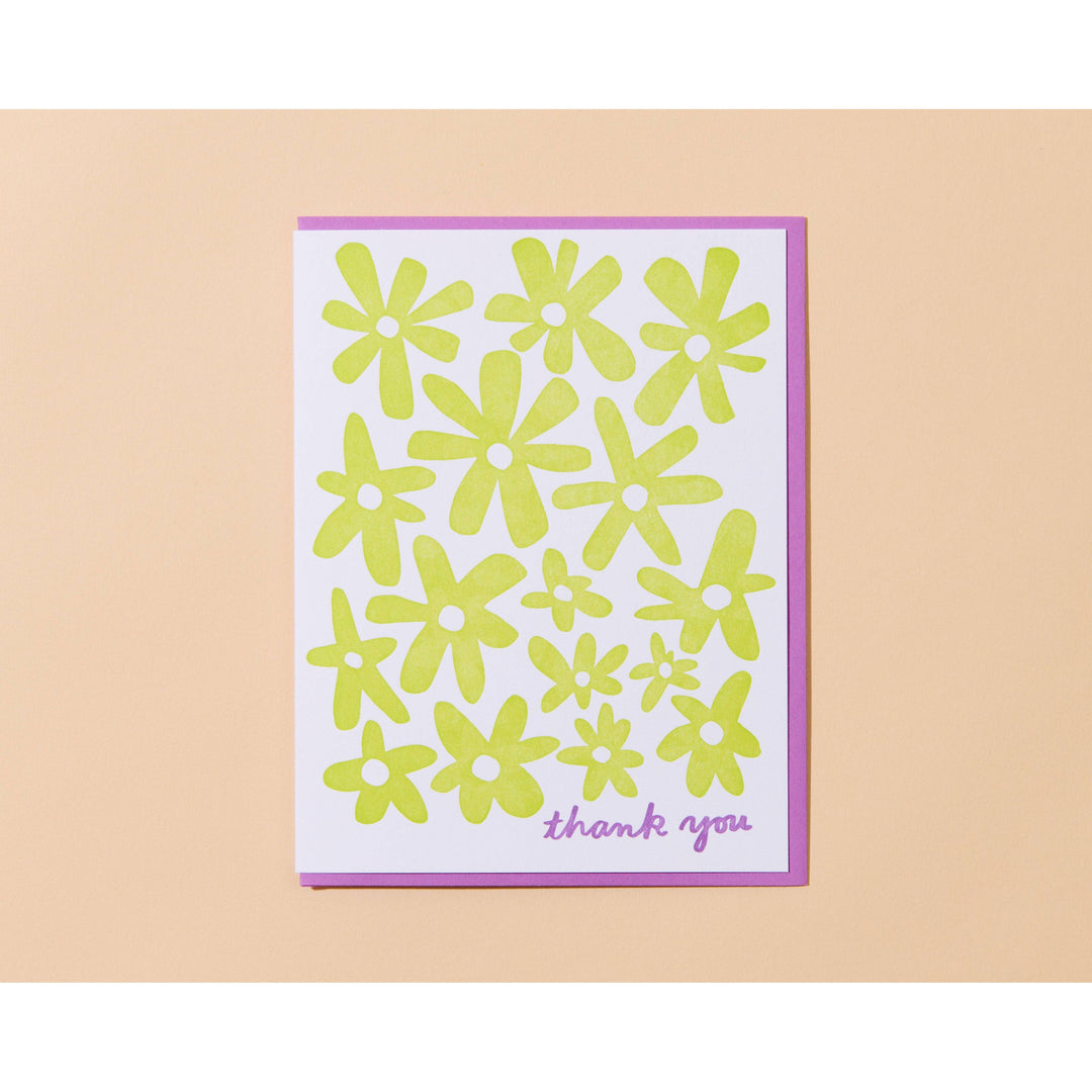 Flower Thank You Card