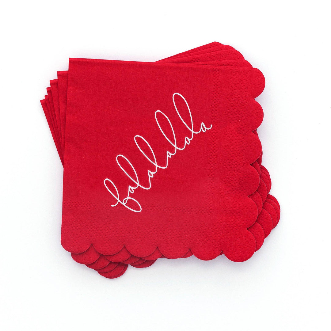 Falalala Cocktail Napkin