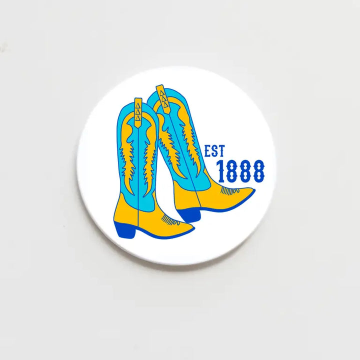 Greek Boots Button