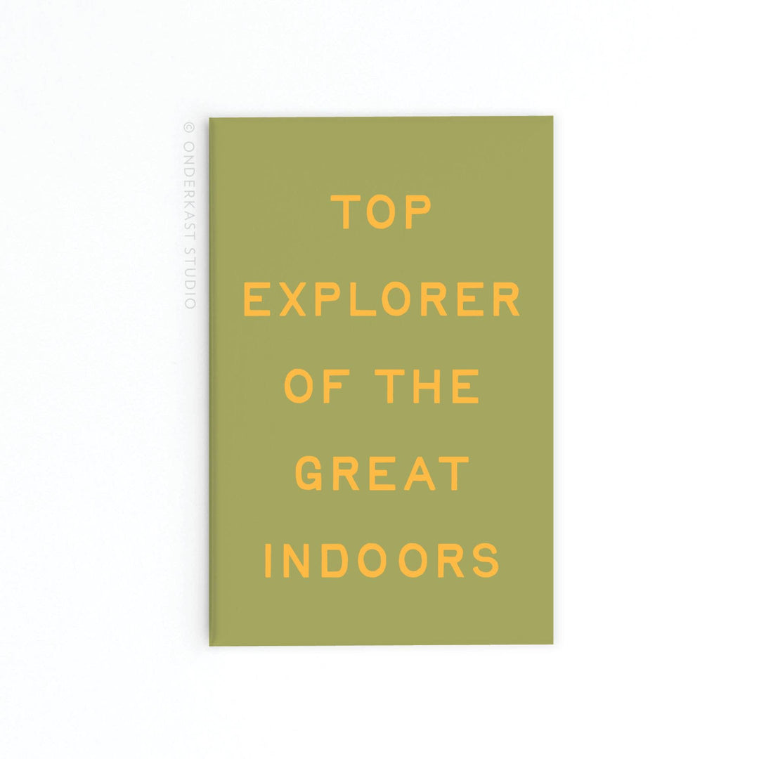 Explorer of the Great Indoors Rectangle Magnet