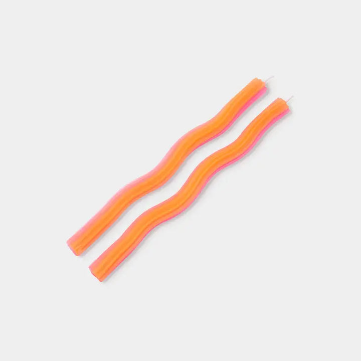 Orange Wiggle Candles