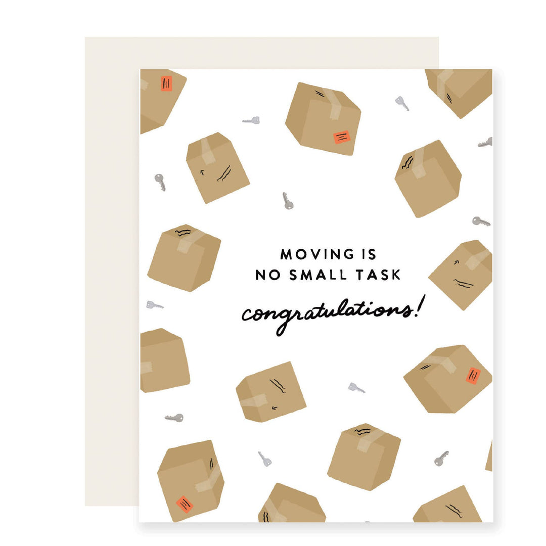 Moving Boxes Card