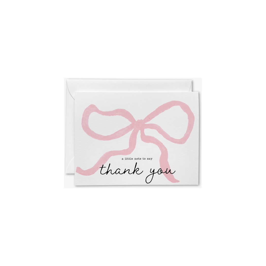 Rose Gold Foil Thank You Cards - Blush Cardstock — PAIGE BY