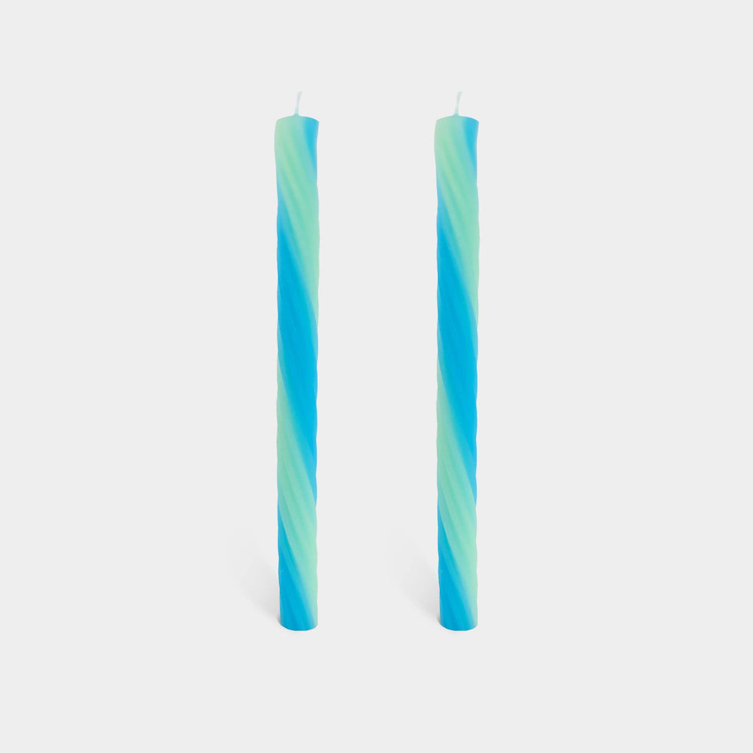 Mint Rope Candle Sticks