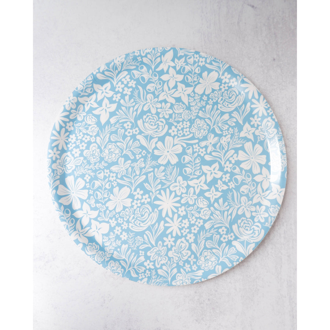 Blue Florals Serving Platter