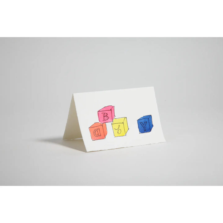 Baby Blocks Card