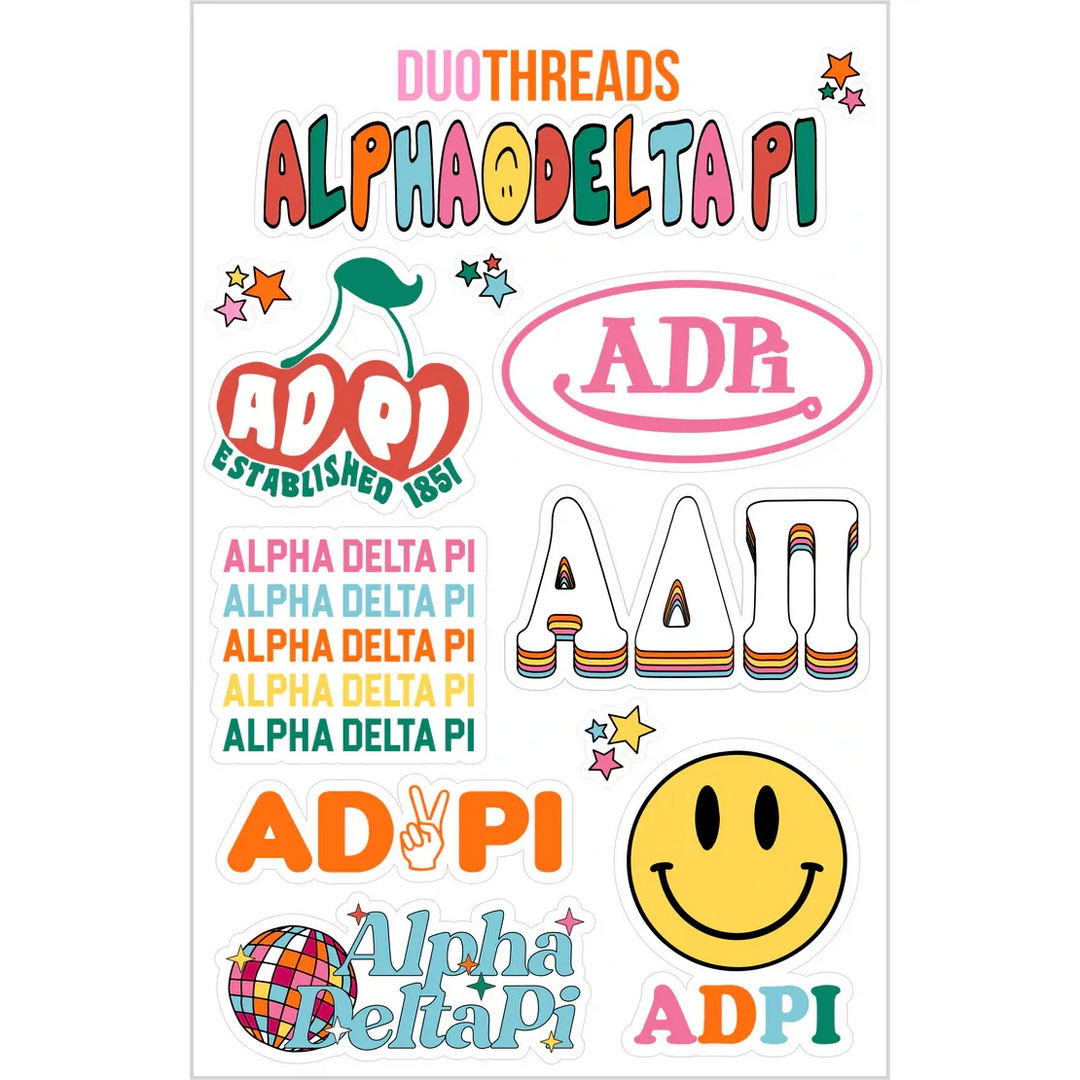 Sorority Sticker Sheet