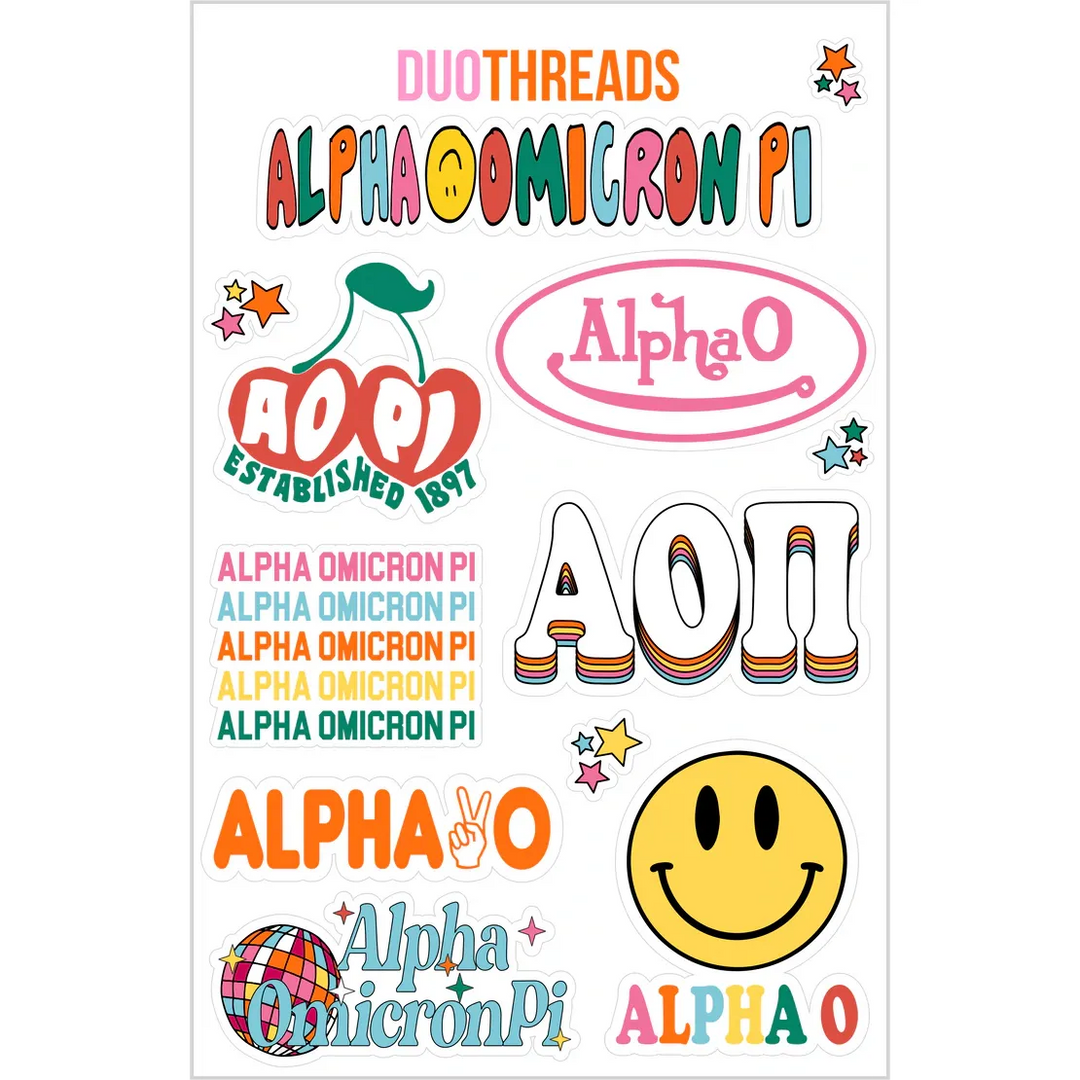 Sorority Sticker Sheet