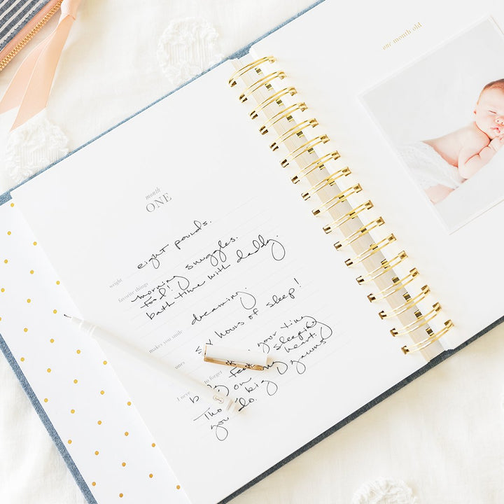 Cream Baby Book
