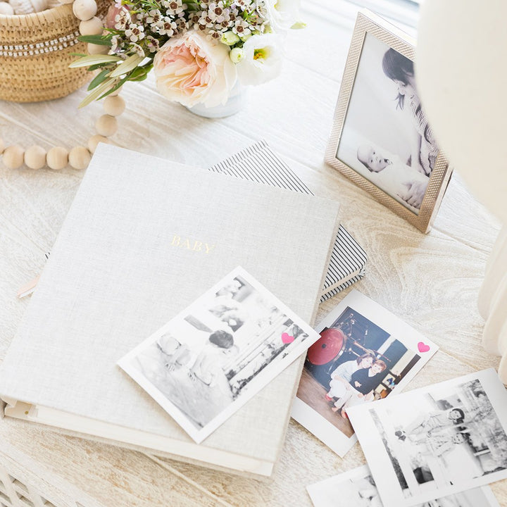 Cream Baby Book