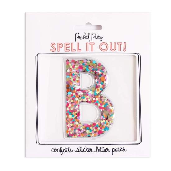 Greek Letter Confetti Sticker