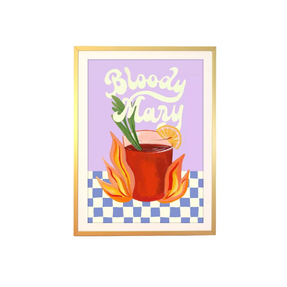 Bloody Mary Cocktail Print
