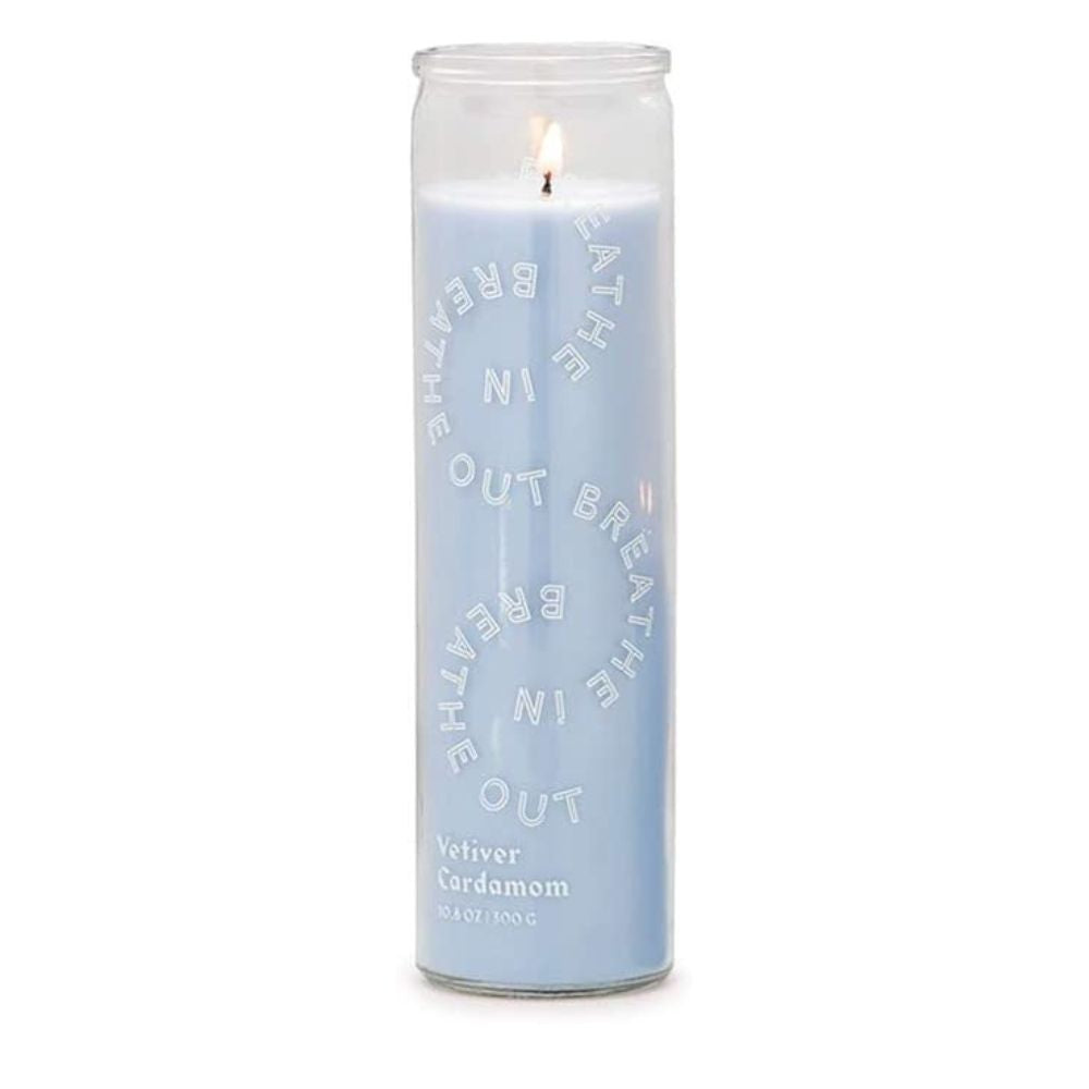 light blue breath vetiver candle