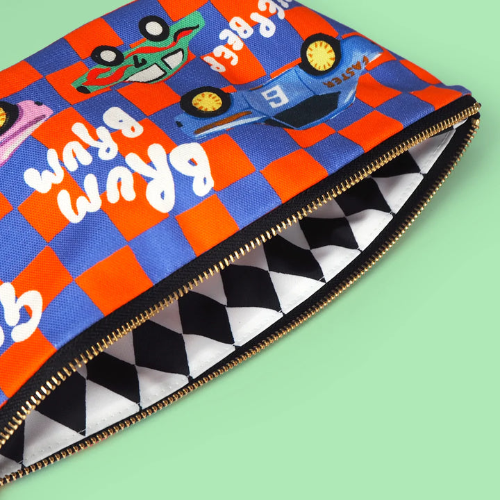 Race Car Zip Bag