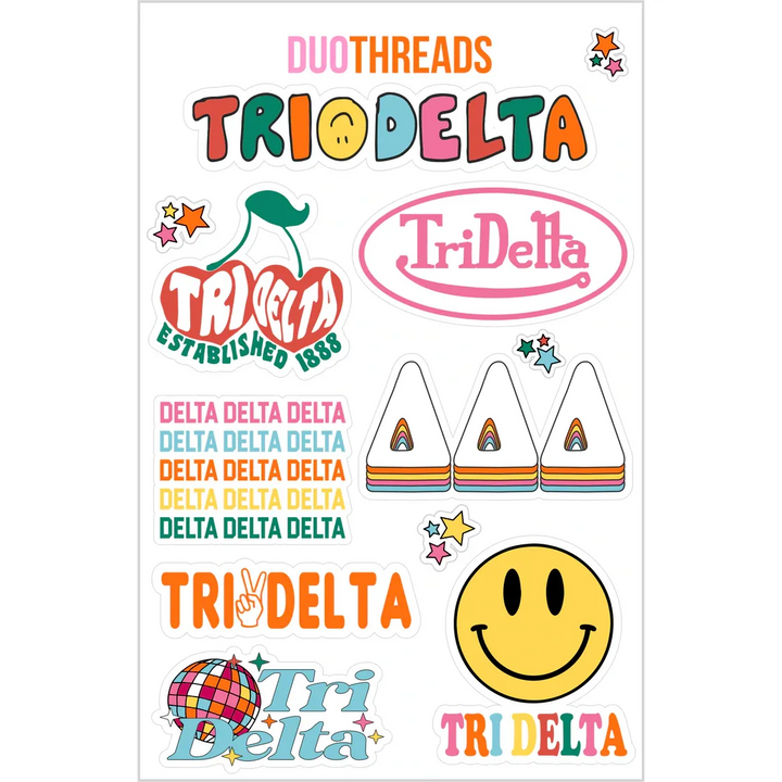 Sorority Sticker Sheet