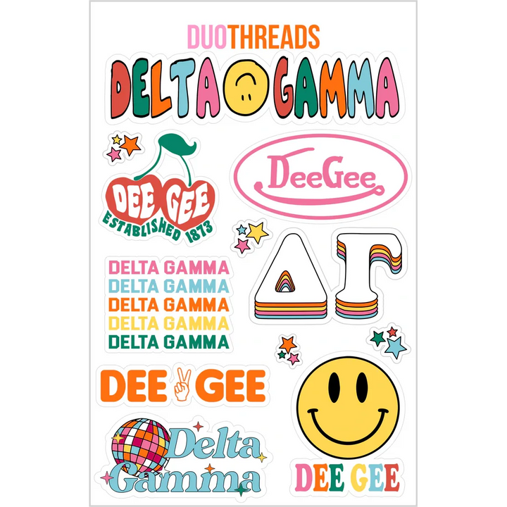 Sorority Sticker Sheet