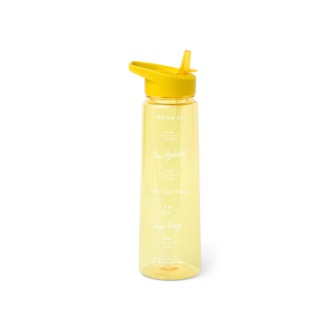 Chartreuse Wellness Waterbottle with Tracker