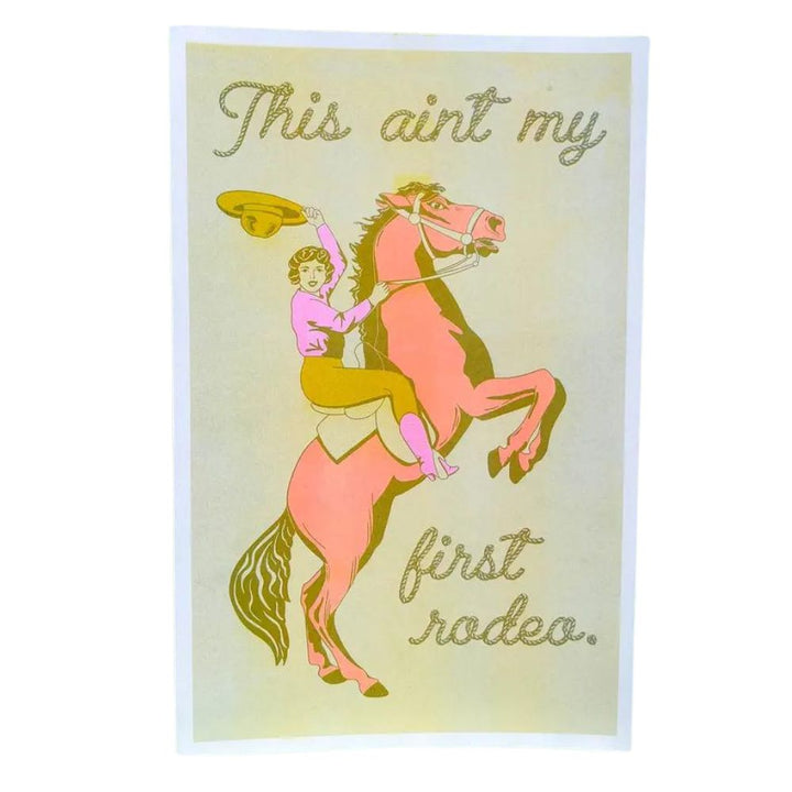 Rodeo Riso Print