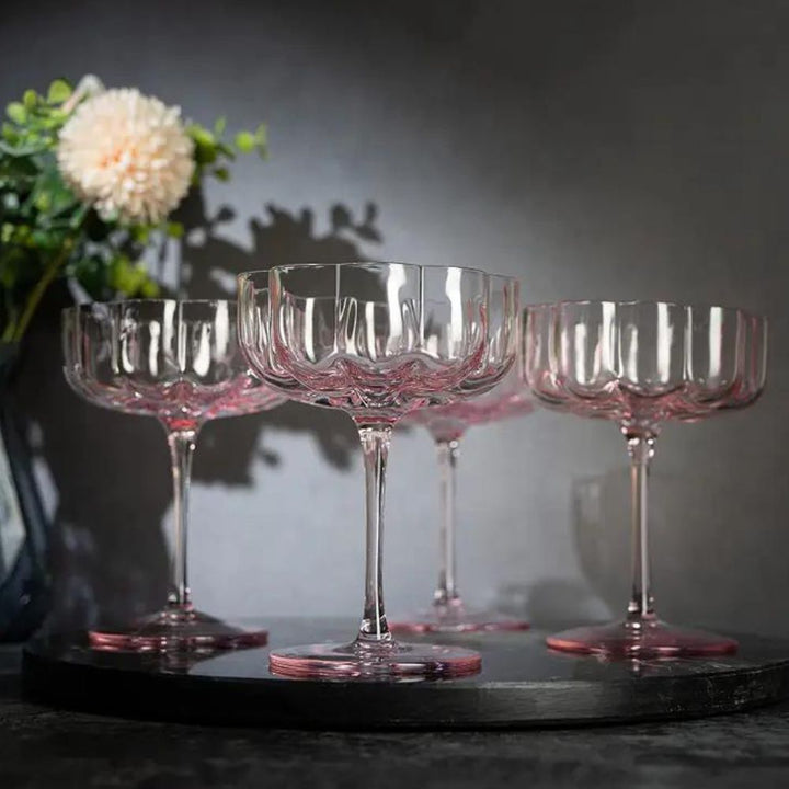 drinkware wine glass bar cart colorful home