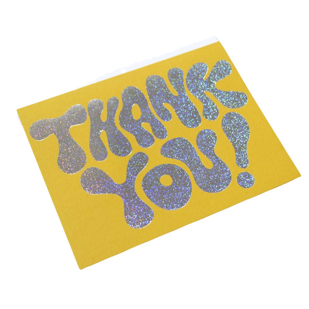 Foil Thank You Card