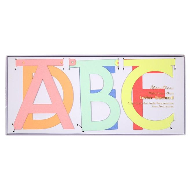 Custom Neon Letter Garland Kit