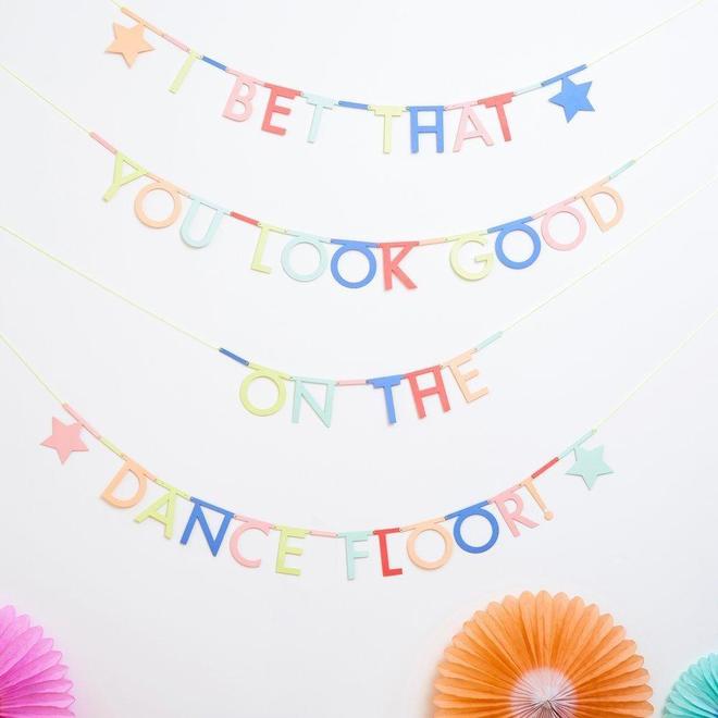 Custom Neon Letter Garland Kit