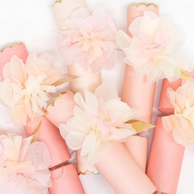 Precious Pink Floral Crackers