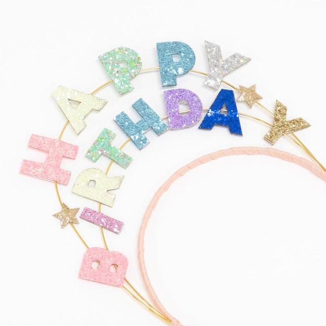 Glam Happy Birthday Headband