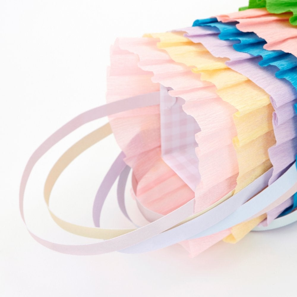 Pastel Crepe Easter Baskets