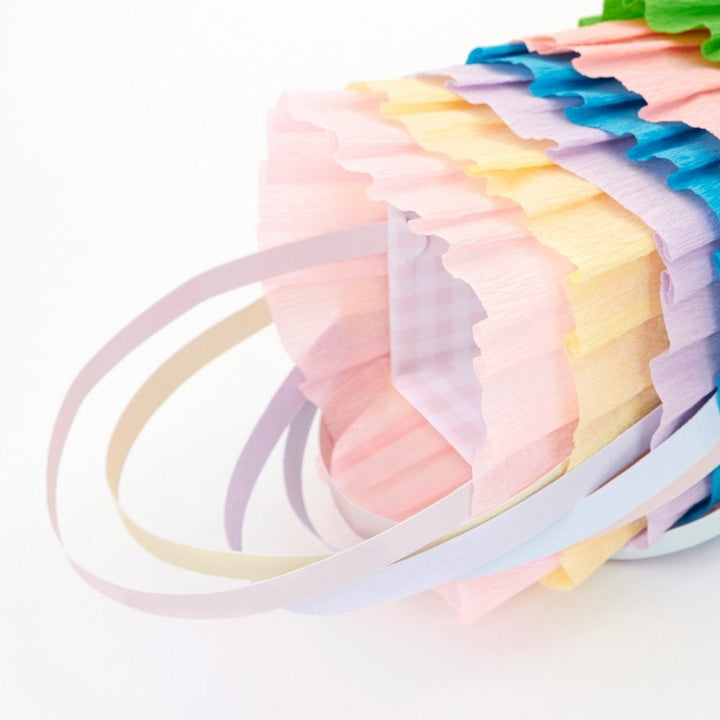 Pastel Crepe Easter Baskets