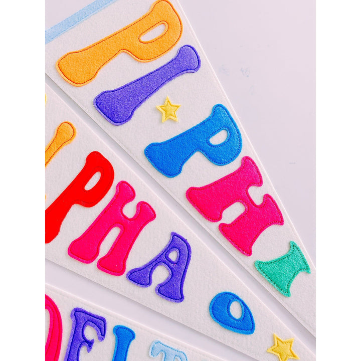 Big Greek Girl Pennant Flag