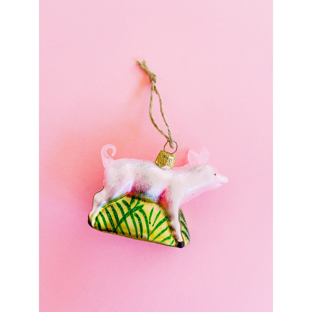 Farmhouse Pig Ornament