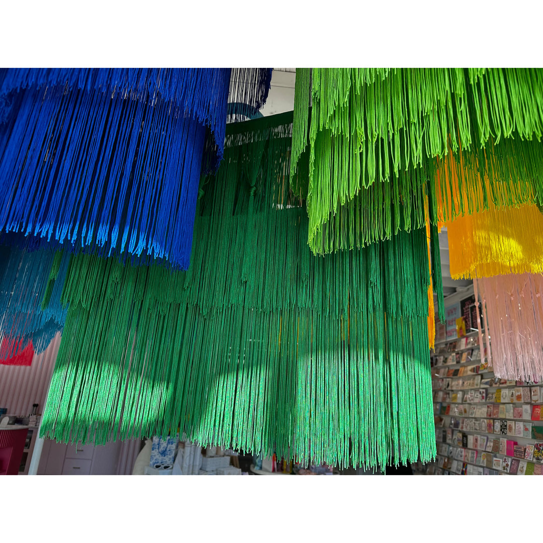 Colorful Fringe Chandeliers
