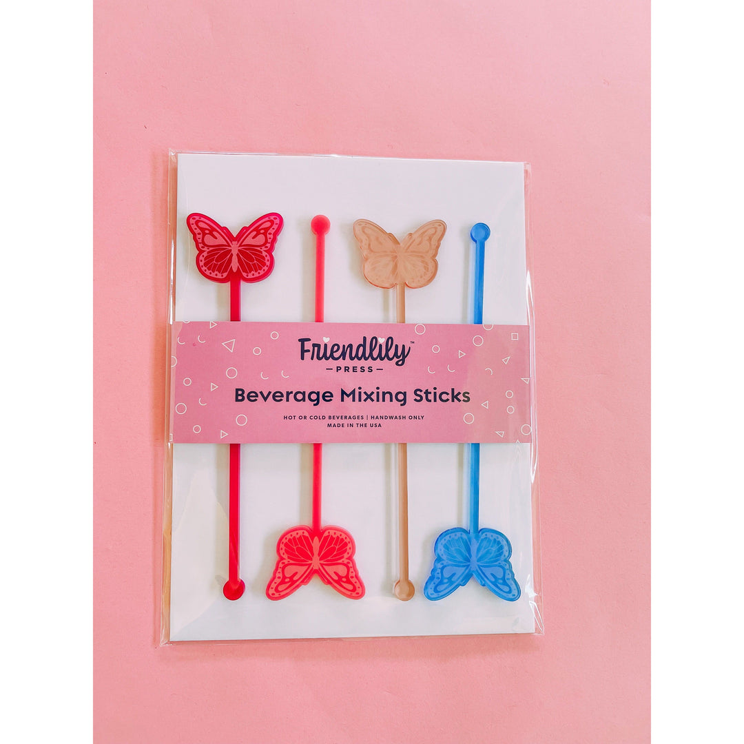 Butterfly Drink Stirrers