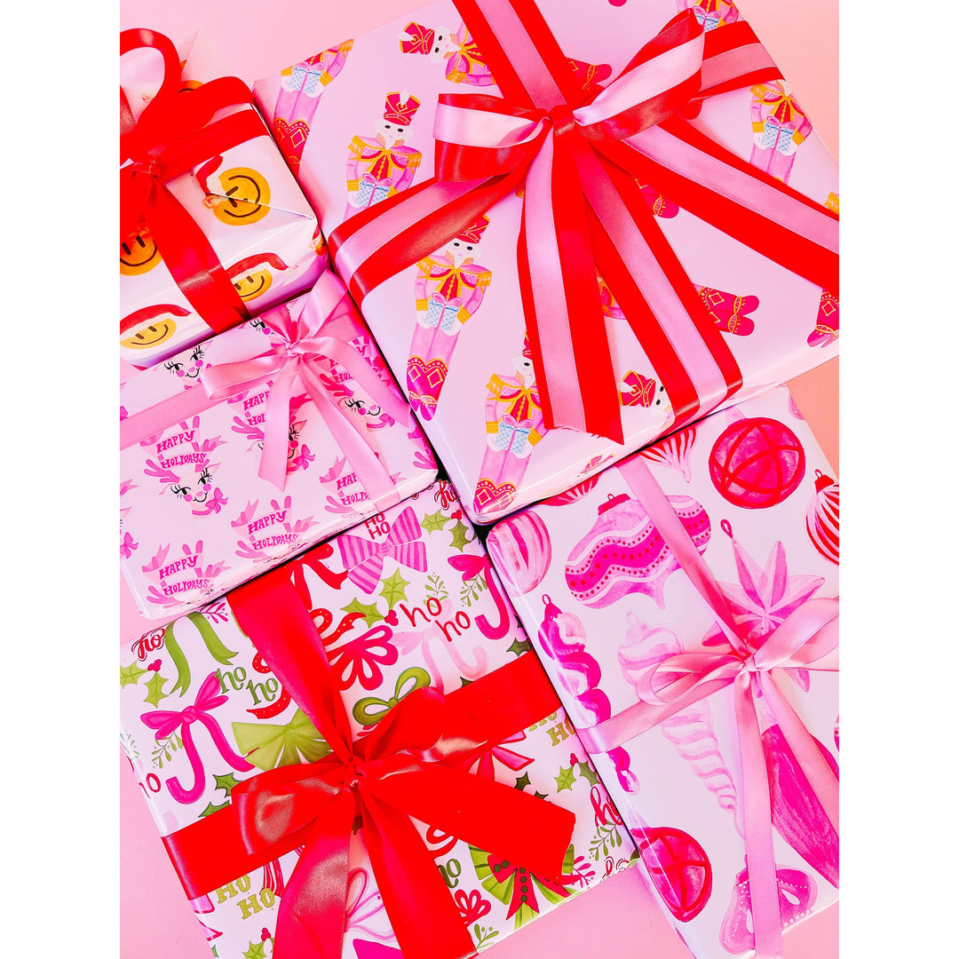 Pink Nutcracker Gift Wrap