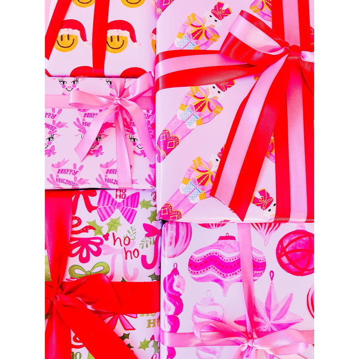 Pink Ornament Gift Wrap
