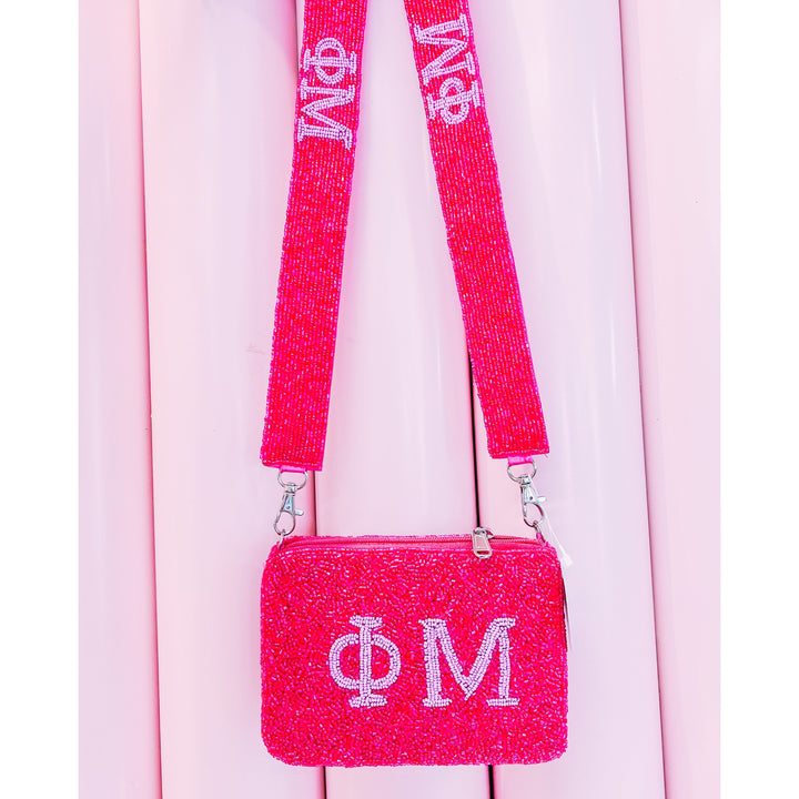 Greek Beaded Bag + Strap