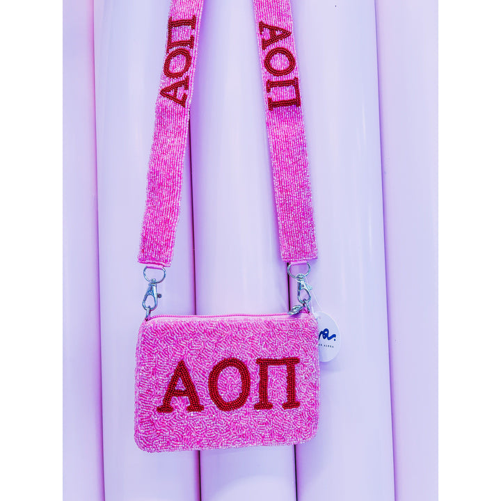 Greek Beaded Bag + Strap
