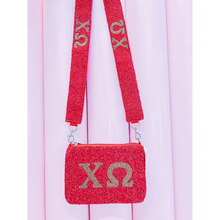 Greek Beaded Bag + Strap
