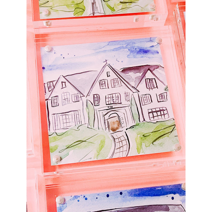 Forever Greek Acrylic House Print
