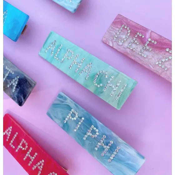 Greek Bling Hair Clip