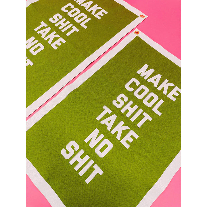 Take No Shit Champion Banner